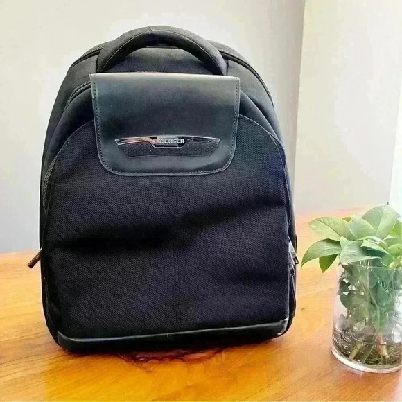 WENGER black backpack.Unisex. Durable. Essential for work, study and  travel. - Picture 1 of 16